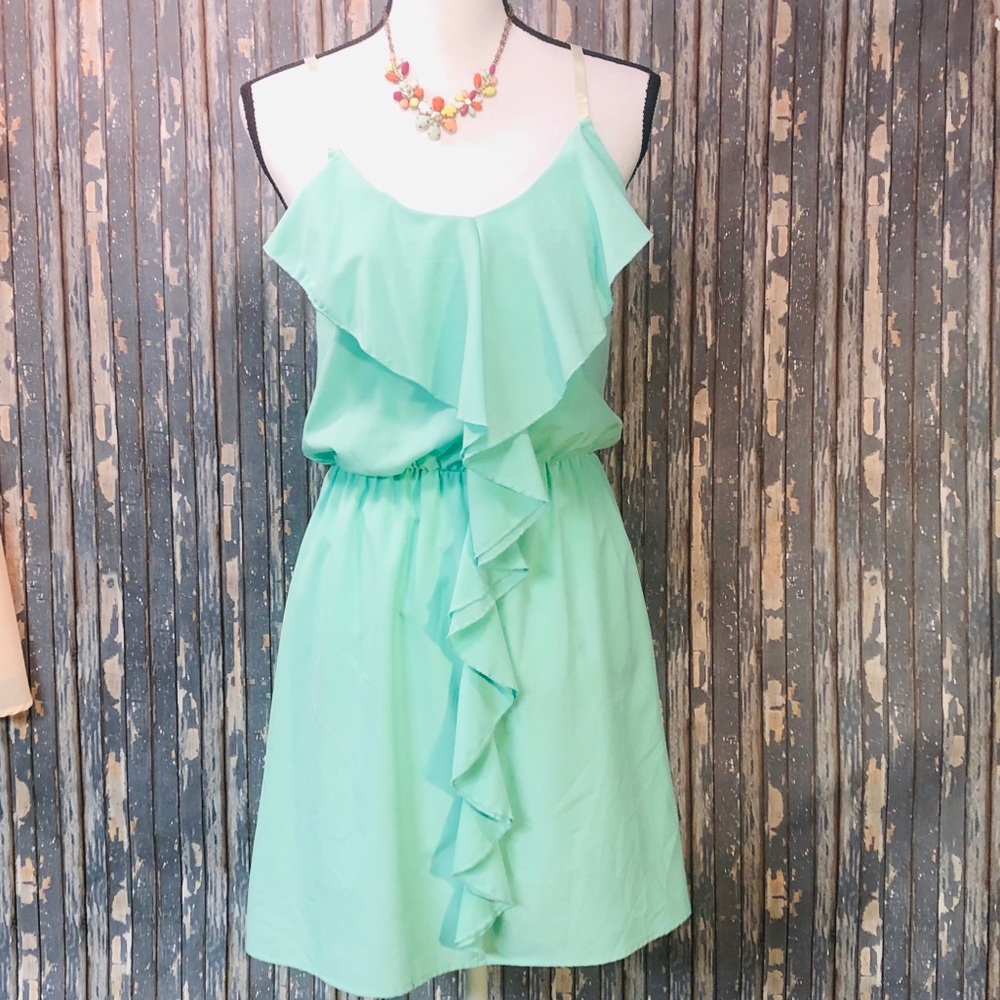 Milky Way Ruffled Dress - Picture 6 of 7